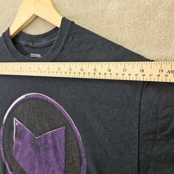 Marvel Studios Hawkeye Graphic Print T-Shirt Mens Sz M Black Short Sleeve Comics - Picture 5 of 10